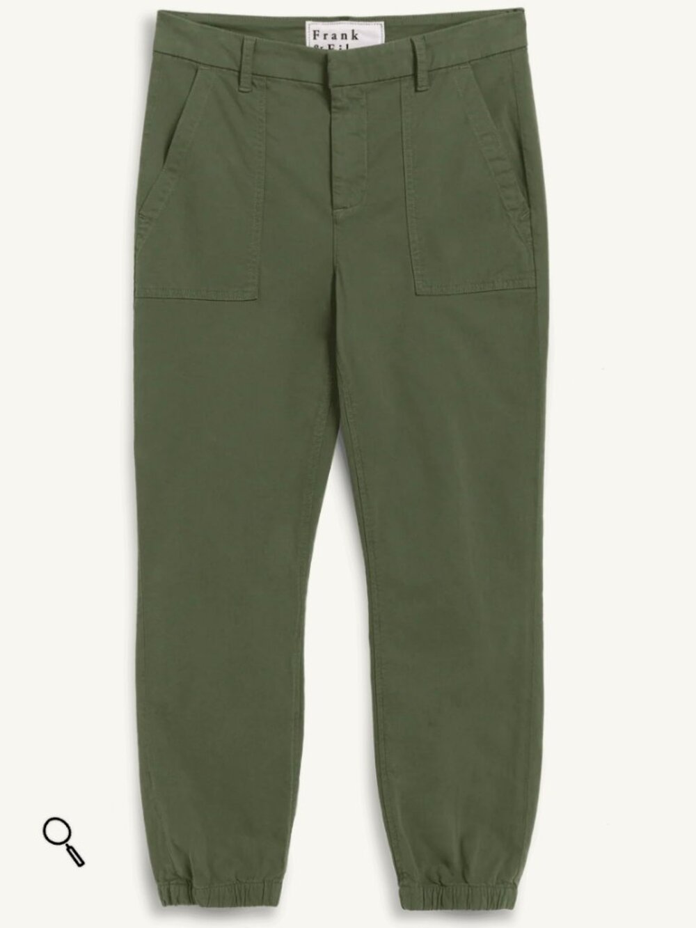 Frank & Eileen Utility Jogger in Army